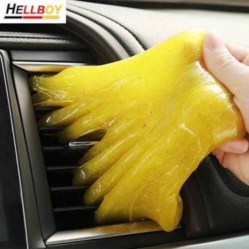 Car Cleaning Pad Gel Dashboard Air Vent Cup Holder Gear Shift Knob Dust Cleaner For Audi A3 8V 8P A4 A5 B8 Q5 VW Tiguan Passat