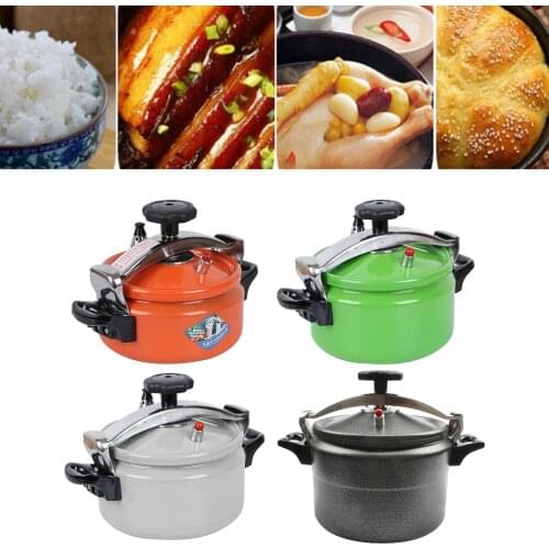 Multi-Functional Portable Pressure Cooker Aluminum Soup Rice Cooking Outdoor Camping Pot Cookware for Electric Ceramic Stove