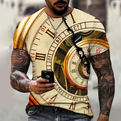 3D printing mens T-shirts, exquisite abstract patterns,T-shirts best-selling hot-selling items, street fashion