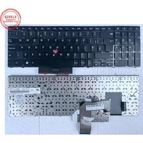 GZEELE New UI Keyboard FOR LENOVO FOR Thinkpad Edge E520S E525 E520 With mouse pole laptop keyboard 0A62075 04W0872