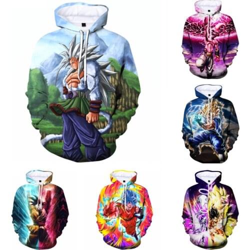 2021 new anime Wukong Cosplay sweater 3D digital print Hoodie Street casual sports Pullover