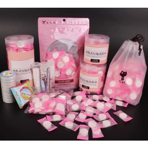 Disposable Compressed Travel Cotton Towel Magic Towel Portablecamping Face Towel Napkin Outdoor Sports Mini Cleaning Wipes