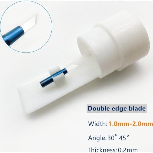 Sapphire double edge blade/sharp Fine cut Blade Ophthalmic Precision Ophthalmic surgical blade