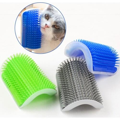 Corner Bristle Device Rubs Itching Device Cat Toy Pet Brush Comb Arch Massager Self-Grooming Cat Scratcher