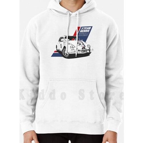 Team Herbie-Monte Carlo hoodie long sleeve Herbie Douglas Monte Carlo 53 Racing 70S 1970S Car Bug Love Beetle