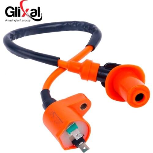 Glixal High Performance Racing Ignition Coil GY6 50cc 125cc 150cc Chinese Moped ATV Go Kart Quad 139QMB 152QMI 157QMJ Scooter
