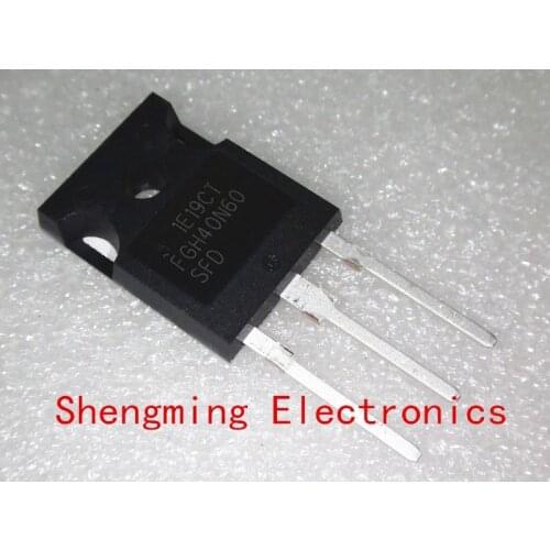 10pcs FGH40N60SFD 40N60 IGBT 40A 600V TO-247