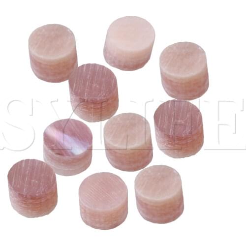 10pcs Guitar Bass Parts Shell Round Shape Dot Fingerboard Marker 3mm Dia