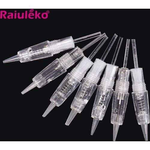 100/50pcs Tattoo Cartridge Needle Professional Disposable Semi-Permanent Eyebrow Lip Makeup Needles For Tattoo Machine Pen