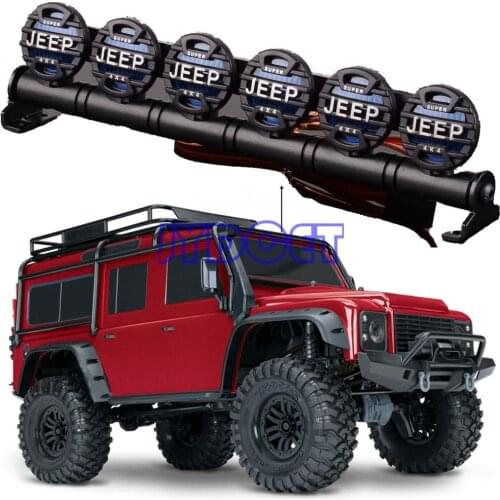 152mm Multi-Function LED Light Bar "JEEP" For RC Crawler Traxxas TRX-4 TRX4 D90 Axial SCX10 90046