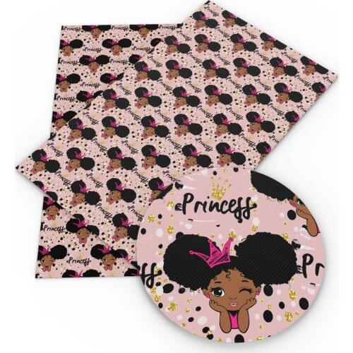 20*33cm Ordinary Little Princess Faux Synthetic Leather Fabric For Bows Leather Crafts DIY Handmade Material,1Yc16810