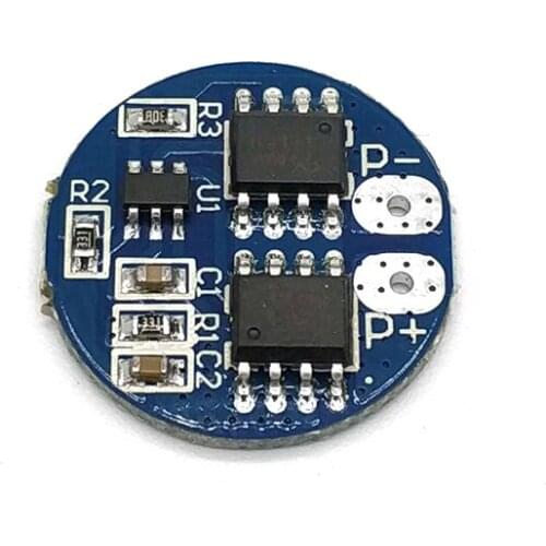 2S series 8.4V Lithium battery protection Board round 7.4V over-charge protection 5A working current 7A limit Flow