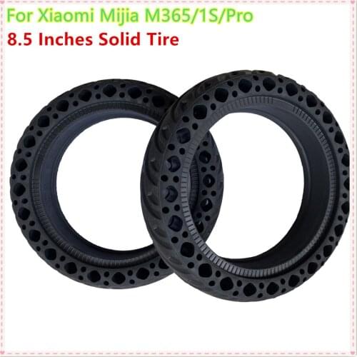 8.5 inches Durable Updated Scooter Tire For Xiaomi M365 Electric Scooter Anti-Explosion Tire Tubeless Hollow Solid Tyre Wheel