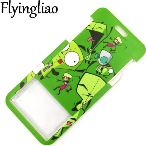 Invader Zim Credit Card ID Holder Bag Student Women Travel Card Cover Badge Gifts Accessories Work Name Card Holder Gifts