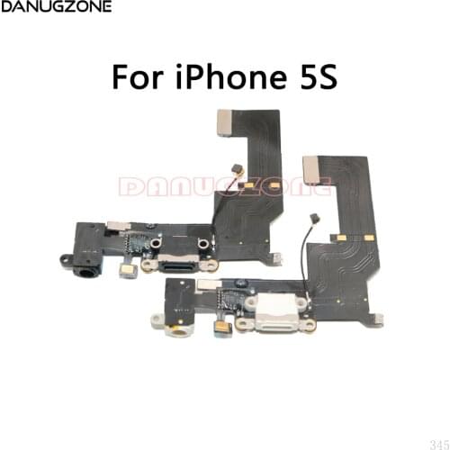 10PCS/Lot For iPhone 5S 5 5G 5SE 5C USB Charge Dock Connector Charging Port Jack Socket Plug Flex Cable