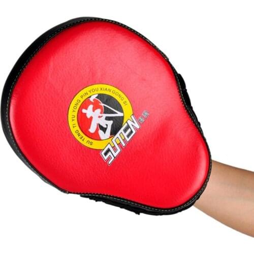Hot! 1PCPunching Kicking Pad Curved Target Boxing Curved Punch Pad Taekwondo Target PU Leather Training Equipment