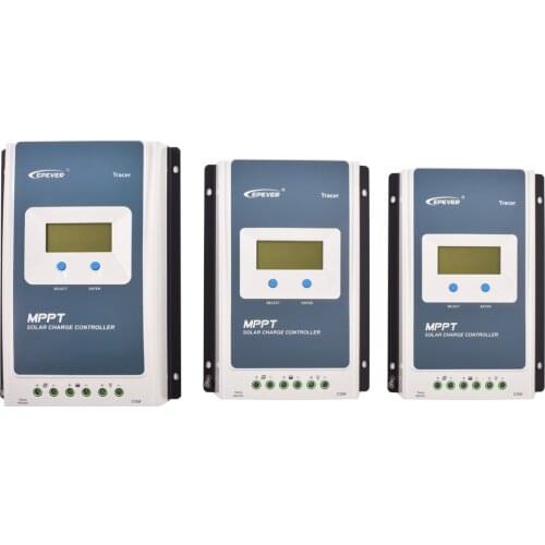EPever 40A 30A 20A 10A MPPT Solar Charge Controller Tracer 4210AN 12V 24V LCD Diaplay Regulators 4210AN Tracer4210AN