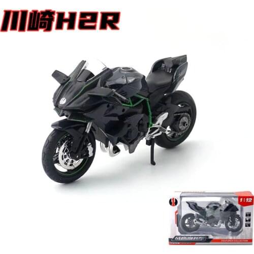 1:12 Scale/Motorcycle Toy Model/KAWASAKI Ninja H2R Super/Sound & Light Toy/Educational Colllection/Delicate Gift For Kid
