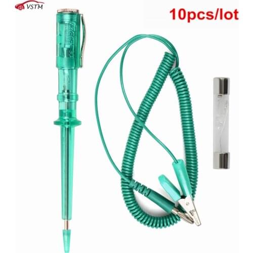 10pcs/lot 2021 Newest Car Circuit Tester DC 6V 12V 24V Voltage Auto Vehicle Gauge Test Light Free fast Shipping