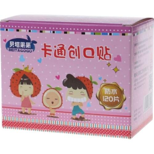 2019 New 1 Box Cartoon Bandage Waterproof Wound Adhesive Bandage Cute Dust-proof Breathable Band-aid Children Baby Care