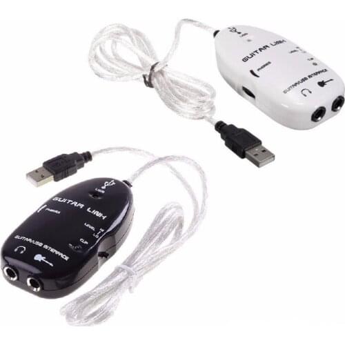 Wholesale Direct Sales Guitar Cable Audio USB Link Interface Adapter For MAC/PC Music Recording Accessories For Guitarra Players