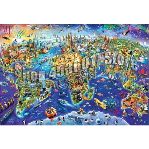 Full Diamond Embroidery City & Maps Outer Space Mosaic Diy Diamond Painting Cross Stitch Sets Home Decorative Rhinestones Gift