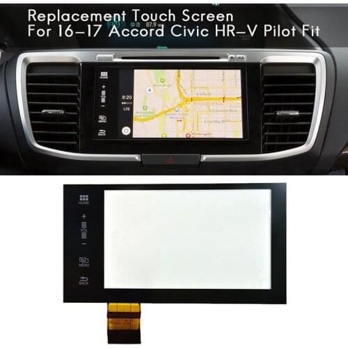 Novel-Replacement Factory Touch-Screen Panel Glass Digitizer for 2016 2017 Honda Accord Civic HR-V Pilot Fit Navigation Radio