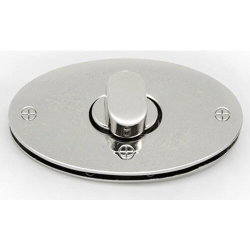 4cm twist locks Purse Lock turn lock Silver