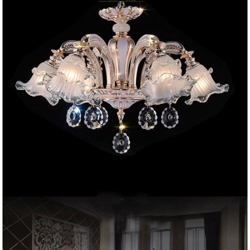 Glass modern chandelier wedding decorations white chandelier Home Lighting hallway chandeliers kitchen living room chandeliers