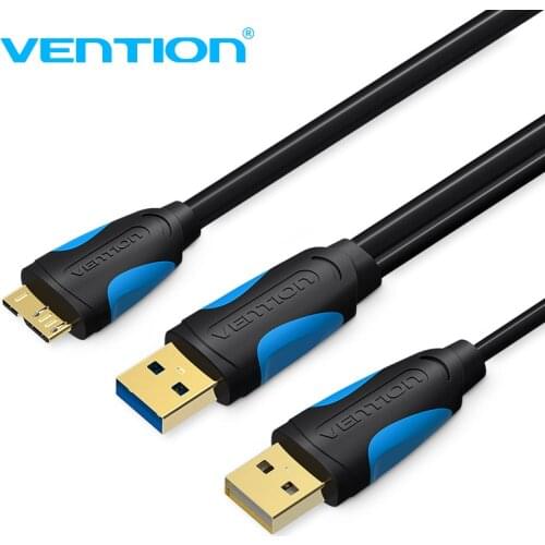 Vention Micro USB 3.0 Cable 2M 0.5M Fast USB Charger Data Sync Cable USB 3.0 Mobile Phone Cable for Samsung S5 Hard Drive Disk