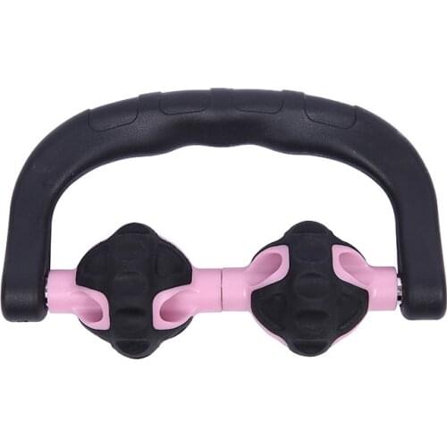 1Pc Yoga Column Hand - Held Massage Double Roller Leg Fitness Equipment Foam Shaft Roller Muscle Relaxer Hand Leg Massage Roller
