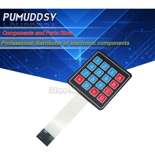 10PCS 16 Key 4 x 4 Membrane Switch Keypad 4x4 4*4 Matrix Array Matrix keyboard
