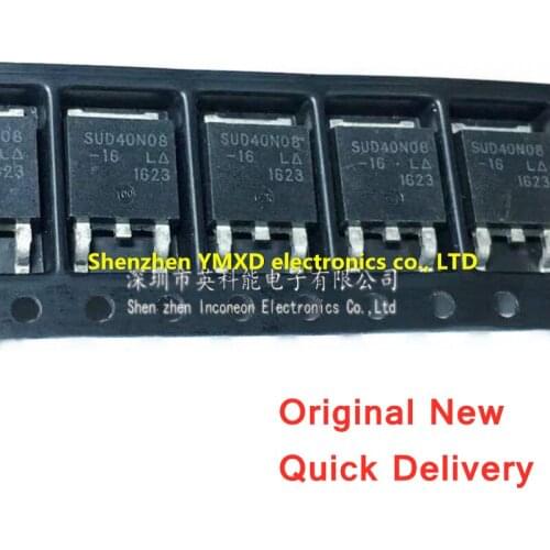 10Pcs/Lot New SUD40N08-16-E3 Patch TO-252 N Channel 80V 40A MOSFET Field Effect Transistor