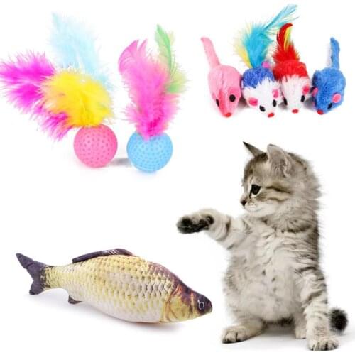 28 Pieces Folding Safety Cat Tunnel Toy Set Mice Balls Climbing Passageway