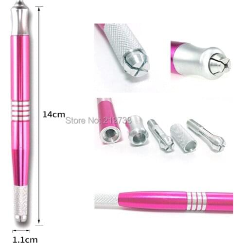 5 Pcs High Quality Microblading Disposable Hand Tool Manual Tattoo Pen For Eyebrow Permanent Makeup