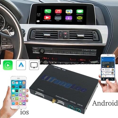 Car Camera Carplay Decoder Adapter For BMW 6 M6 E63 E64 CIC F12 F13 F06 NBT EVO Mirror Link Display Android Auto 360 BirdView