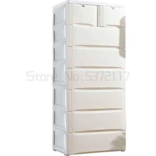 Large 5-layer drawer storage cabinet childrens toys plastic storage cabinet multi-layer baby clothes sorting cabinet