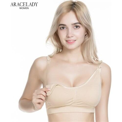 Wirefree Nursing Maternity Bras Maternity Clothings - Cotton Bra for Breastfeeding Pregnant Women Pregnancy Breast Underwear BC