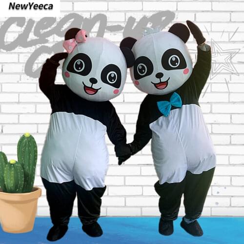 Exotic Cute Panda Cartoon Doll Mascot Cosplay Costume Suit Christmas Halloween Birthday Party Easter Carnival