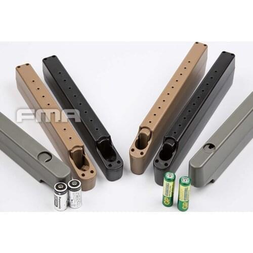 FMA Tactical Hunting Airsoft Function Battery Storage Case Box magazine-style for 555/CR123 BK/DE/FG