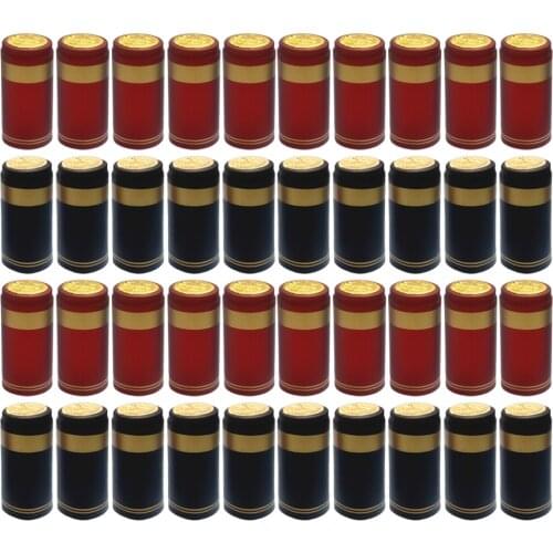 200pcs Wine bottle shrink film high-end bottle sealing heat Cap Capsules Cover for Home DIY Brewing Wine Making Accessories