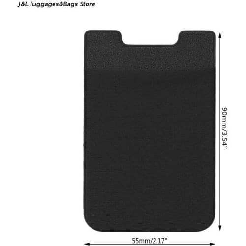 M68C Adhesive Sticker Mobile Phone Back Cards Wallet Credit ID Card Holder Pocket