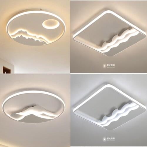 Nordic led luxury crystal ceiling led modern ceiling lamp living room bedroom Living Room Bedside Aluminum lighting light