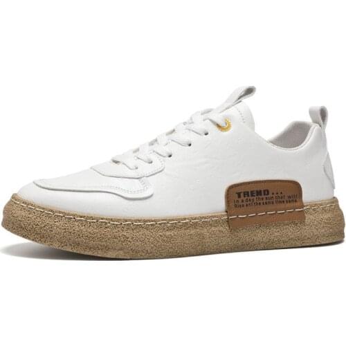 2021 Spring Autumn New Fashion Mens Casual Shoes Breathable Lace-up Shallow Flat Vulcanize Shoes Wear-resisting for Sport