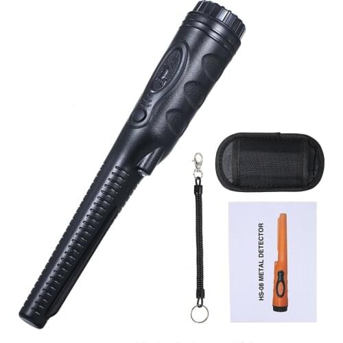 Underground Treasure Finding Tool Pinpointer Metal Detector Buzzer Vibrate Portable Pin Pointer with Belt Holster