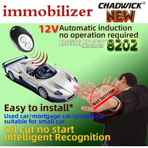 RFID 2.4g wireless immobilizer car engine lock,anti-hijacking on off intelligent circuit cut,alarm auto cut engine oil 8202