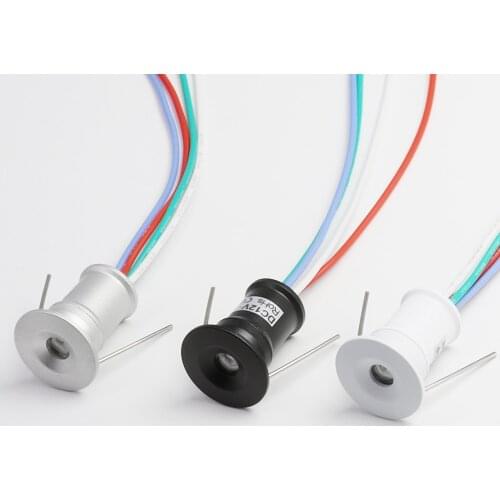 RGB LED Mini Downlight Recessed Ceiling Spot Light KTV Bar Party Stage Down Light 12V 1W Canopy Spot Led Stair Cabinet Spotlight