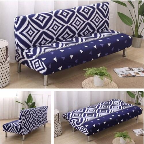 Slipcovers Sofa Tight Wrap All-inclusive Slip-resistant Armless Couch Sofa Covers For Living Room Stretch Sofa Bed Covers 2018