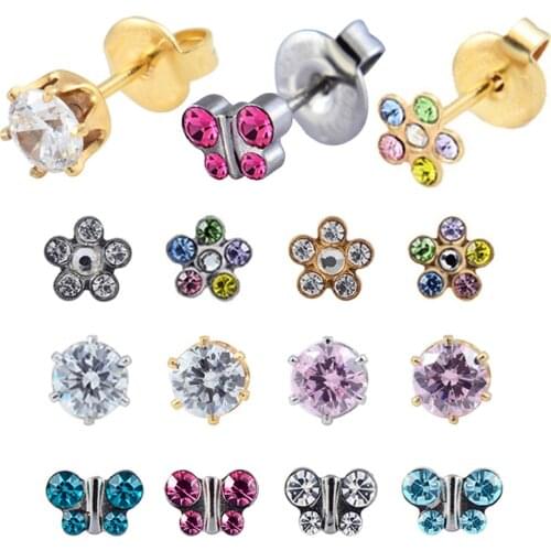 Tajam Earrings With Stones