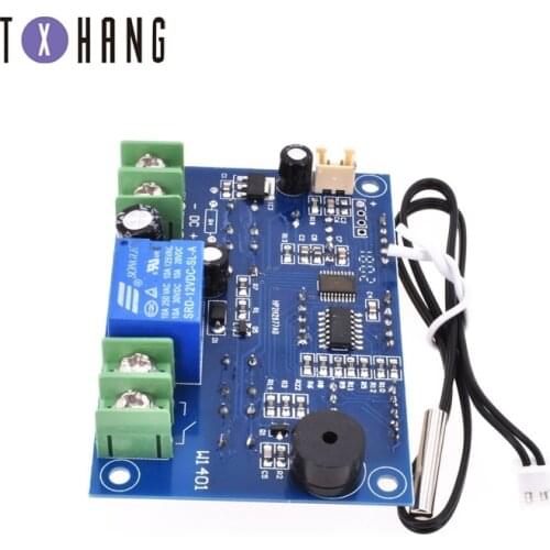 W1401 Thermostat 12V Intelligent Digital Led Thermoat -9 - 99 Temperature Controller Module NTC Sensor Module